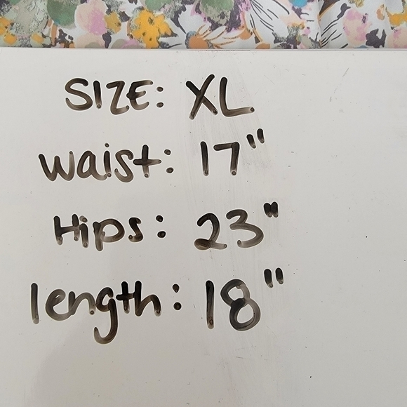 🛑 2 / $40 Sale! Lauren Conrad Floral A-Line Mini Elastic Waist Ruffle Skirt NWT - Picture 11 of 11